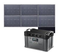 ALLPOWERS 2400W Estación de energía portátil S2000 Pro batería portátil LiFePo4 de 1451Wh generador solar de salida de CA 4x2400W con MPPT y SAI＜15ms