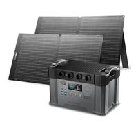 ALLPOWERS 2400W Estación de energía portátil S2000 Pro panel solar 2×100w | salida de CA 4x2400W con MPPT y SAI＜15ms