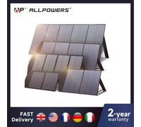 ALLPOWERS 400W / 200W / 140W / 100W / 60W Cargador solar, panel solar plegable impermeable portátil para camping RV techo de jardín 18V 100W