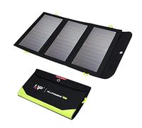 ALLPOWERS Panel Solar de 5 V, 21 W, Cargador Solar portátil, 3 Salidas USB y 2 entradas USB, Panel Solar Impermeable y Plegable, batería Externa para Smartphone, Tablet, Exterior, Camping