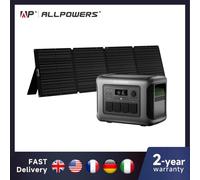 ALLPOWERS Estación de energía portátil R1500 LITE, 1056 Wh LiFePO4, 1600W con 2× SE200W
