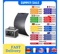 ALLPOWERS R600 LiFePO4 generador Solar de batería 299Wh 600W central eléctrica portátil y panel Solar 100W para respaldo en casa RV Camping R600-SF100