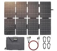 ALLPOWERS SE160 - Panel solar portátil de 160 W y 18 V para centrales | Alta e conversión, cargador solar plegable, generador solar impermeable IP68 para acampar al aire libre, RV