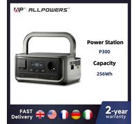 ALLPOWERS Estación de energía portátil VOLIX P300, 256Wh LiFePO4, 300W (pico 600W), salida CA
