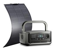 ALLPOWERS VOLIX P300 Generador Solar 300W(pico 600W)/256Wh,Batería LFP | SAI<20ms,MPPT 110W max,Carga Rápida 80% en 1h,Incluye Flexible Panel Solar-100W,para Hogar Emergencias Exteriores,Barcos
