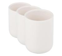 Allstar Olinda - Vaso para cepillos de Dientes con Acabado Mate (Paquete de 3)