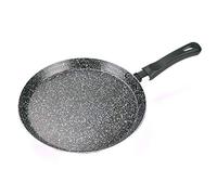 Alluflon Sartén para crepes Tradizione Italia, antiadherente y con revestimiento de pizarra antiarañazos para tortitas y tortitas, apta para lavavajillas, 22 cm