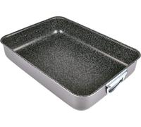 Alluflon Tradizione Italia: Bandeja para asar, recipiente para hornear, molde para lasaña, molde para pan, de aluminio, 35 x 25 cm, modelo 0008021135