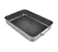 Alluflon Tradizione Italia Rustidera de Horno, Lasagnera, aluminio, Negro, 27 x 19.5 x 6 cm
