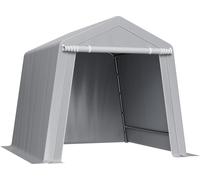 Almacén exterior, cobertizo de 8x8 pies, toldo impermeable para coches, garaje portátil, tienda para vehículos