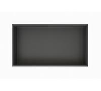 Almacenaje de perfiles – Nicho empotrado – Acero fundido – 60 x 30 x 8,5 cm – Acero inoxidable
