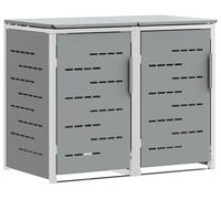 Almacenamiento de contenedor con ruedas for 2 Bins 240L Gris