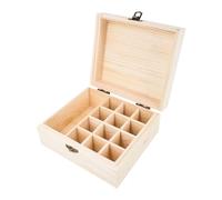 Almacenamiento de - de almacenamiento de portátil para el hogar, organizador de exhibición de aceites cruciales, 12 ranuras para botellas de 5 a 15 ml, organizador ideal para viajes
