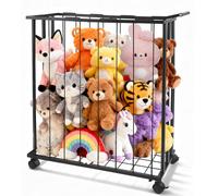 Almacenamiento móvil para peluches con ruedas
