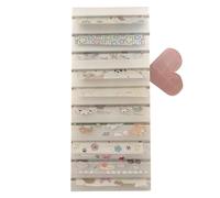 Almacenamiento Transferencias - Organizador Láminas Uñas 10,5x4,5x1,5cm | Impresión 3D Contenedor para Rollos, Estuche Diseño para Artistas, Accesorio Práctico Principiantes