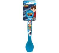 ALMACENESADAN, 5090, Set de 2 cubiertos reutilizables, ideal para el día a día como para celebrar tus fiestas, libre de BPA; cubierto y tenedor; de la licencia (Yo kai)