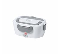 Almalux® Fiambrera Eléctrica 1.5L 40W Doble Voltaje 12V/24V y 220V Lonchera Calienta Comida para Coche Oficina Hogar