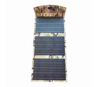 Almalux® Panel Solar Plegable 18W con Batería 10000mAh Puertos USB Tipo C Cargador Portátil Camping Emergencia Exterior LED!
