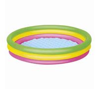 ALMALUX Piscina Hinchable Infantil 152cm Bestway Swim Squad con Suelo Acolchado Fácil Montaje Verano Niños 2+ Seguro Colorido