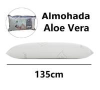 Almohada aloe vera FIBRA Y ESPUMA,Almohada de 70/90/135/150cm,ANCHO 40CM, antiácaro y antibacteriano, copos de aloe vera, almohada de fibra ESPUMA, ligera y hipoalergénica,cm,fespu
