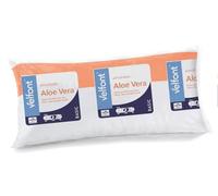 Almohada Aloe Vera Velfont de Fibra Neofill® Reciclada, Tacto Extrasuave, Firmeza Media-Alta, Transpirable e Higiénica (105 cm)