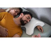 Almohada cervical con soporte ergonómico de InnovaGoods: Almohada ergonómica en forma de U
