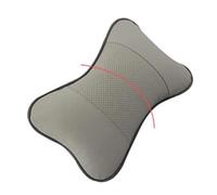 Almohada Cervical Transpirable Cojín Gris de Algodón para Coche