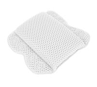 Almohada de Baño de PVC Esponja Ventosas, Soporte | Blanco, Respaldo Cómodo y Fijación Rápida, para Bañera y Uso Spa en Casa, Compacta
