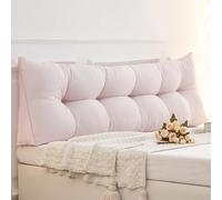 Almohada De Cuña Almohada Para Cabecera De Cama, Cojín De Apoyo Para La Espalda, Almohadas De Lectura Tapizadas De Algodón Lavado Suave, Soporte Lumbar Para Sofá Cama Tatami(90x50x15cm,Pink3)