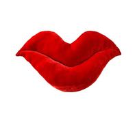 Almohada de labios 3D - Cojín de felpa de terciopelo romántico relleno de 60 cm, acento decorativo suave | Soporte cómodo, forma decoración del hogar para sofá, sala de estar, dormitorio, momentos