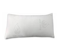 Almohada EasySpeed de Aloe Vera 70/ 80 / 90 cm, Fibra Sintética Esterilizada, Transpirable, Lavable y de Firmeza Media, Ideal para Todas las Posturas, Forma Ergonómica, Color Blanco
