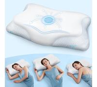 Almohada ergonómica Cervical Memory Foam, ajustable cojín de memoria
