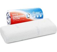 Almohada ergonómica HADAR | Para dormir boca arriba o de lado | Cojín cervical de espuma viscoelástica con altura regulable | Funda con termorregulación | Se adapta a fundas de almohada de 80x40cm