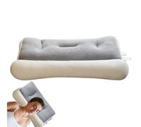 Almohada Ergonómica Soporte Cervical Cojín Cervical para Dormir de Lado en | Almohada Alineadora De Cabeza Para Mujeres Adultos Familia Hogar Apartamento Hotel Dormitorio Blanco 40x60cm