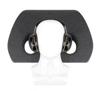 Almohada para Dormir con Auriculares Geekria, Esponja de Confort con Funda extraíble Lavable, Compatible con 3M WorkTunes Connect Wireless, PROHEAR 037, Honeywell Howard Leight Impact Sport