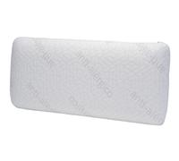 Almohada viscoelástica doble funda y tratamiento antiácaros: 75 x 35 cm