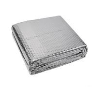 Almohadilla ahorro de energía de la película de la hoja posterior del reflector del calor del radiador 5M, película de aluminio para reflejar el calor radiante y mejorar la eficiencia térmica