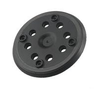 Almohadilla de disco de lijado redonda de 5 pulgadas de 125 mm, 8 agujeros, se adapta a lijadora orbital Bosch PEX 270 A AE, gancho uniforme para superficie para una larga vida útil, placa de respaldo