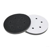 Almohadilla de interfaz de esponja de 6 agujeros de 150 mm para montaje de disco de lijado de herramientas eléctricas y soporte de lijado de bordes
