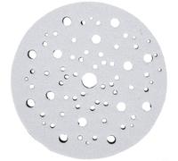 Almohadilla de interfaz de esponja suave de 6 pulgadas para lijadora orbital, respaldo de espuma de 70 agujeros para discos de pulido, capa de soporte de lijado de gancho y bucles de 150 mm