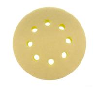 Almohadilla de interfaz de espuma para lijadora orbital de 5 pulgadas, diseño de 8 agujeros para lijado húmedo o seco en coches, barcos y superficies de muebles