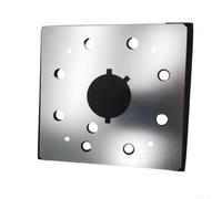 Almohadilla de lijadora de hoja de 1/4 y placa trasera Base de lijado cuadrada de 8 agujeros 151280-00 compatible con DW411 DW412 BD5000 D26441 2714 2711 pieza de repuesto