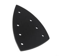 Almohadilla de pulido y pulido para lijadora de 100 x 150 mm, placa de respaldo triangular de 7 agujeros, gancho y bucle, interfaz de lijado de espuma EVA