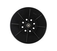 Almohadilla de respaldo de repuesto para lijadoras de paneles de yeso de 9 pulgadas, tamaño de 215 mm con rosca de 6 mm para lijadoras de cable y sin polvo de 8 agujeros (duras)