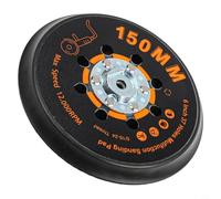 Almohadilla de respaldo para lijadora orbital de 150 mm, disco de lijado de 37 agujeros para MAXXT, placa de pulido de rosca de 5/16-24 con cierre para molienda y pulido