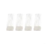 Almohadilla de retención de calor para chimeneas de etanol blanca (2 x 4.7 | Soporta calor extremo, protege las bases de la estufa, ideal para combustible de etanol, color blanco, fácil corte