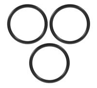 Almohadilla para Cuenco Tibetano de Goma Negra, 3 Piezas | Redonda y Compacta, Reduce Fricción y Protege la Base, para Sesiones de Sound Bath y Exhibición