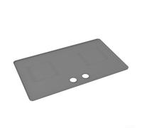 Almohadilla protectora de silicona para estufa de cocina, alfombrilla aislante térmica antiquemaduras con superficie suave, barrera de instalación rápida para utensilios de cocina calientes, forro