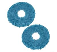 Almohadillas de felpa para MOVA MOBIUS 60, paños de microfibra HyperClean con tecnología ThermoHold para trapear en seco y húmedo, 2 piezas de repuesto para limpiador de suelos (fregona HyperClean)