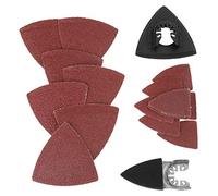 Almohadillas de Lijado para Almohadillas de Lijado Oscilantes Lijadora Oscilante de Gancho Y Bucle Multiherramienta 82 Piezas Kit de Lijado Multiherramienta Oscilante Almohadilla de Gancho Y Buc